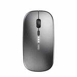 Inphic M1 PRO Wireless Bluetooth Tri-mode Rechargeable Mute Mouse With Battery Level Display(Gray)