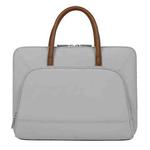 Laptop Storage Waterproof Handbag, Size: 13~13.3 inch(Gray)