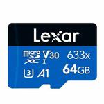 Lexar 633x 64GB High-speed Driving Recorder Dedicated Mobile Phone Memory Card DVR TF Card