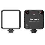 VIJIM VL81 Portable Three Cold and Hot Shoes Dual Color Temperature Fill Light Shooting Recording Lighting Light