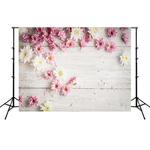 1.25m x 0.8m Wood Grain 3D Simulation Flower Branch Photography Background Cloth(MB26)