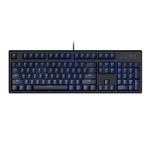 Rapoo V708 104 Keys Gaming Mechanical External Desktop Notebook Wired Keyboard(Blue Light Red Shaft)