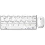 Rapoo 9000G 78 Keys Multi-modes Wireless Keyboard and Mouse Set(White)