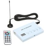 Car Digital TV Simulation Receiver DVD Monitor Analog TV Tuner Box with Remote Control(White)
