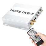 DVB-T999 Car Mobile DVB-T Digital TV Receiver Box with Remote Control (Silver)