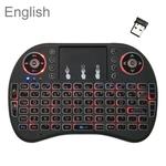 Support Language: English i8 Air Mouse Wireless Backlight Keyboard with Touchpad for Android TV Box & Smart TV & PC Tablet & Xbox360 & PS3 & HTPC/IPTV