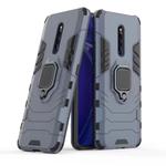 PC + TPU Shockproof Protective Case for VIVO X27 Pro, with Magnetic Ring Holder(Navy Blue)