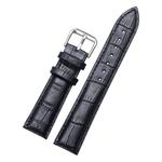 Calfskin Detachable Watch Leather Watch Band, Specification: 21mm (Black)