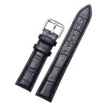 Calfskin Detachable Watch Leather Watch Band, Specification: 24mm (Black)