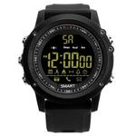 EX17 Bluetooth 4.0 Smart Watch, 50m Professional Waterproof, Support Pedometer / Information Reminder / Data Analysis / Remote Camera(Black)