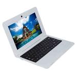 F5 Laptop, 10.1 inch, 1GB+8GB, Android 6.0 OS,  Allwinner A33 Quad Core 1.8GHz CPU, Support SD Card & Bluetooth & WiFi & RJ45, US Plug (White)