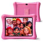 Qunyico Y10 Kids Tablet PC, 10.1 inch, 2GB+32GB, Android 10 Allwinner A100 Quad Core CPU, Support 2.4G WiFi / Bluetooth, Global Version with Google Play, US Plug (Pink)