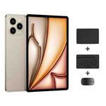 Pad 8 Pro 10.1 inch 4G LTE Tablet PC Combo Set, 4GB+32GB, Android 10 MT6755 Octa Core, with Keyboard / Mouse / Leather Case, US Plug (Gold)