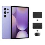 Pad 9 Pro 10.1 inch 4G LTE Tablet PC Combo Set, 4GB+32GB, Android 10 MT6755 Octa Core, with Keyboard / Mouse / Leather Case, US Plug (Purple)