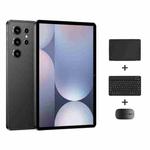 Pad 9 Pro 10.1 inch 4G LTE Tablet PC Combo Set, 4GB+32GB, Android 10 MT6755 Octa Core, with Keyboard / Mouse / Leather Case, UK Plug (Black)