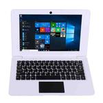 3350 10.1 inch Laptop, 3GB+64GB, Windows 10 OS, Intel Celeron N3350 Dual Core CPU 1.1Ghz-2.4Ghz, Support & Bluetooth & WiFi & HDMI, EU Plug(White)