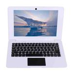 A133 10.1 inch Laptop, 2GB+16GB, Android 12,  Allwinner A133 Quad Core CPU 1.6Ghz, Support Bluetooth & WiFi, EU Plug(White)