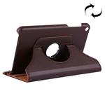 For Huawei MediaPad T1 7.0 / T1-701u Litchi Texture Horizontal Flip 360 Degrees Rotation Leather Case with Holder(Brown)