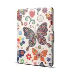 Colors Butterfly Print Horizontal Flip PU Leather Protective Case for Amazon Kindle Paperwhite 1 & 2 & 3 with Sleep / Wake-up