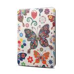 Colors Butterfly Pattern Horizontal Flip PU Leather Protective Case for Amazon Kindle Paperwhite 4 (2018), with Sleep & Wake-up Function