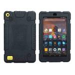Full Coverage Silicone Shockproof Case for Amazon Kindle Fire HD 8 (2017)(Black)