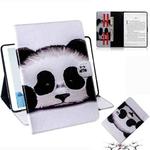Panda Pattern Horizontal Flip Leather Case for Amazon Kindle Paperwhite 4 (2018) / 3 / 2 / 1, with Holder & Card Slot & Wallet