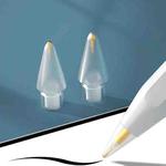 2 in 1 5.0 Crystal Diamond Needle + 7.0 Brass Spring Short Needle Stylus Pen Tip Set For Apple Pencil 1 / 2