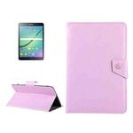 8 inch Tablets Leather Case Crazy Horse Texture Protective Case Shell with Holder for Galaxy Tab S2 8.0 T715 / T710, Cube U16GT, ONDA Vi30W, Teclast P86(Pink)