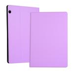 Universal Spring Texture TPU Protective Case for Huawei MediaPad T5, with Holder(Purple)