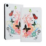 Butterfly Pattern Universal Spring Texture TPU Protective Case for Huawei Honor Tab 5 8 inch / Mediapad M5 Lite 8 inch, with Holder
