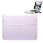 Universal Envelope Style PU Leather Case with Holder for Ultrathin Notebook Tablet PC 15.4 inch, Size: 39x28x1.5cm(Purple)