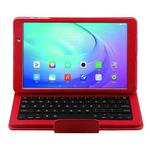 2 in 1 for Huawei MediaPad T2 10.0 Pro FDR-A03L Detachable Bluetooth Keyboard + Horizontal Flip Leather Tablet Case with Holder(Red)