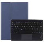 M10-C 2 in 1 Removable Bluetooth Keyboard + Leather Tablet Case with Touchpad & Holder for Lenovo Tab M10 TB-X505X (Dark Blue)