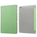 Silk Texture Horizontal Flip Leather Case with Three-Folding Holder for Huawei M5 Lite 10.1 (Green)