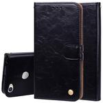 For Xiaomi  Redmi Note 5A Pro / Prime Business Style Oil Wax Texture Horizontal Flip Leather Case with Holder & Card Slots & Wallet & Lanyard(Black)