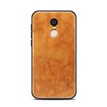 MOFI for  Xiaomi Redmi 5 Plus PC+TPU+PU Leather Protective Back Cover Case(Light Brown)