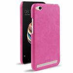 MOFI Chuxin Series Crazy Horse Texture Leather Case for Xiaomi Redmi 5A(Magenta)