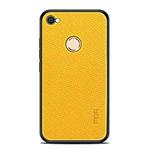 MOFI Cloth Surface + PC + TPU Protective Back Case for Xiaomi Redmi Note 5A Prime(Yellow)