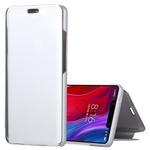 Mirror Clear View Horizontal Flip PU Leather Case for Xiaomi Mi 8 SE, with Holder (Silver)