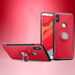 Magnetic 360 Degree Rotation Ring Holder Armor Protective Case for Xiaomi Redmi S2 (Red)