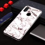 Marble Pattern Soft TPU Case For Xiaomi Mi 6X / A2(White)