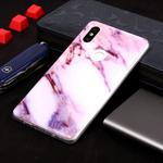 Marble Pattern Soft TPU Case For Xiaomi Mi Mix 2S(Purple)