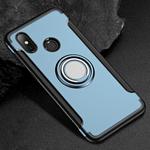 Magnetic 360 Degree Rotation Ring Holder Armor Protective Case for Xiaomi Redmi Note 6 Pro(Blue)