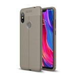 Litchi Texture TPU Shockproof Case for Xiaomi Redmi Note 6 (Grey)