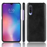 Shockproof Litchi Texture PC + PU Case for Xiaomi Mi 9(Black)