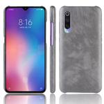 Shockproof Litchi Texture PC + PU Case for Xiaomi Mi 9(Grey)