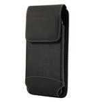 Universal Hanging Waist Oxford Cloth Case for 6.4-6.5 inch Mobile Phones, with Carabiner(Black)