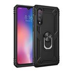 Sergeant Armor Shockproof TPU + PC Protective Case for Xiaomi Mi 9, with 360 Degree Rotation Holder(Black)