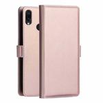 DZGOGO MILO Series PC + PU Horizontal Flip Leather Case for Xiaomi Redmi 7 / Redmi Y3, with Holder & Card Slot & Wallet(Rose Gold)