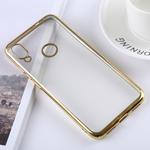 Ultra-thin Electroplating Soft TPU Protective Back Cover Case for Xiaomi Redmi Note 7 (Gold)